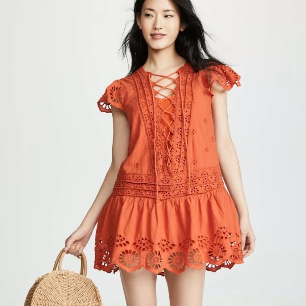 Free people Cotton Esperanza eyelet dress